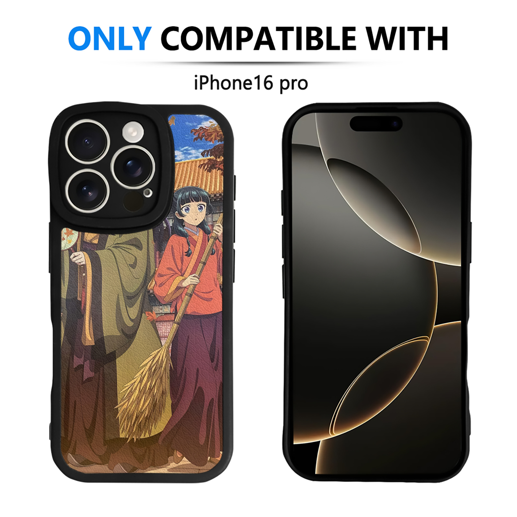 薬屋のひとりごと The Apothecary Diaries 【iPhone 16シリーズ対応】シリコンスマホケース（レザー調） 材質：シリコン